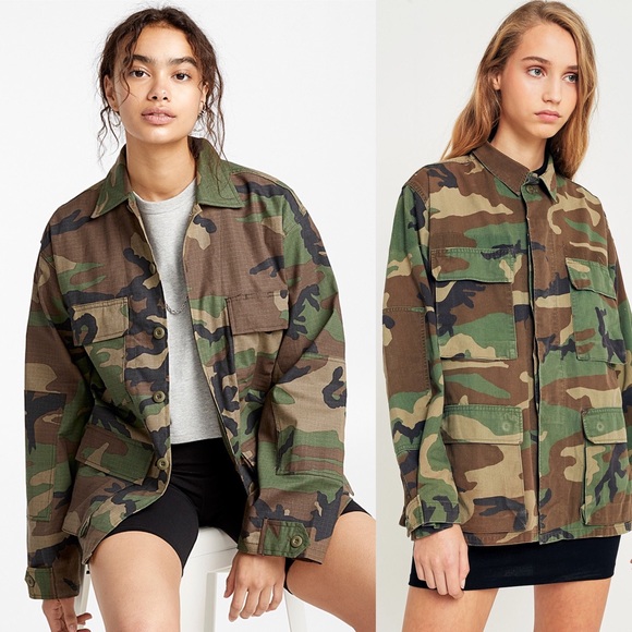 Urban Outfitters Vintage Camo Jacket 